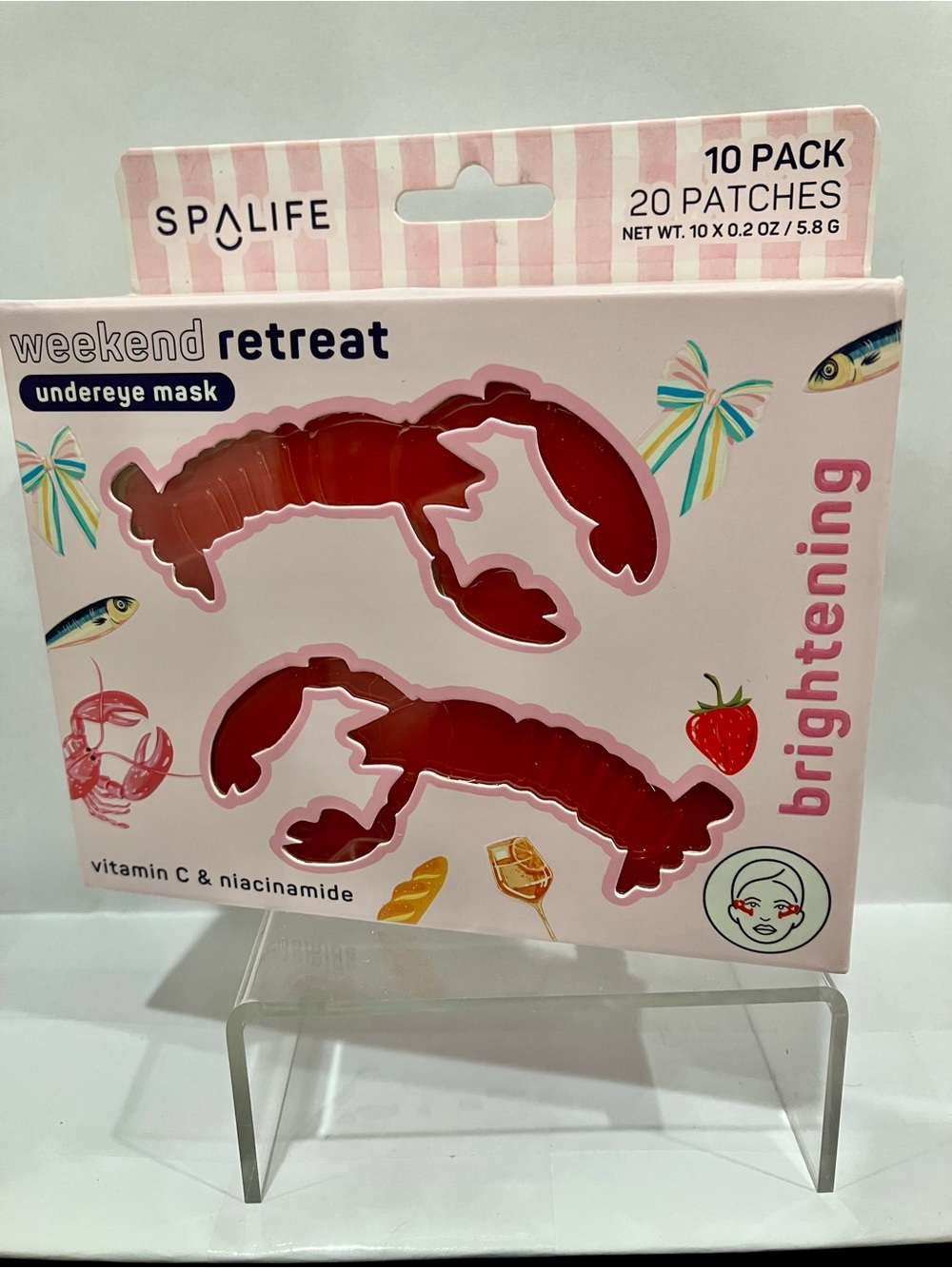 SpaLife Weekend Retreat Brightening Undereye Masks- box of 20